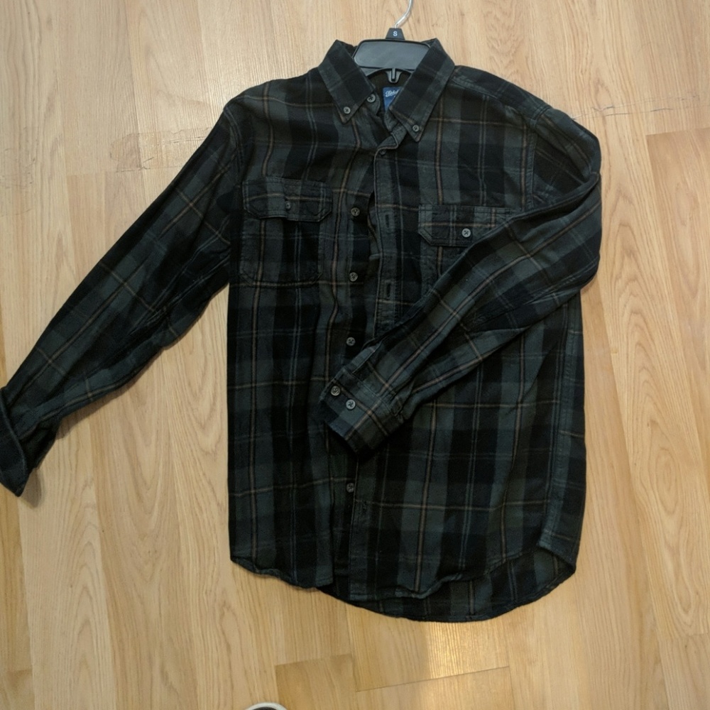 Mens Faded Glory Flannel Button Shirt